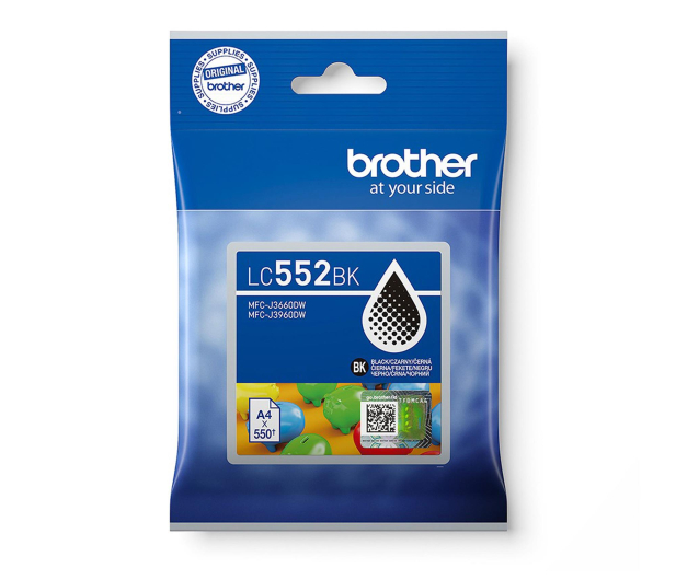 Brother LC552BK black 500 str. - 1502556 - zdjęcie